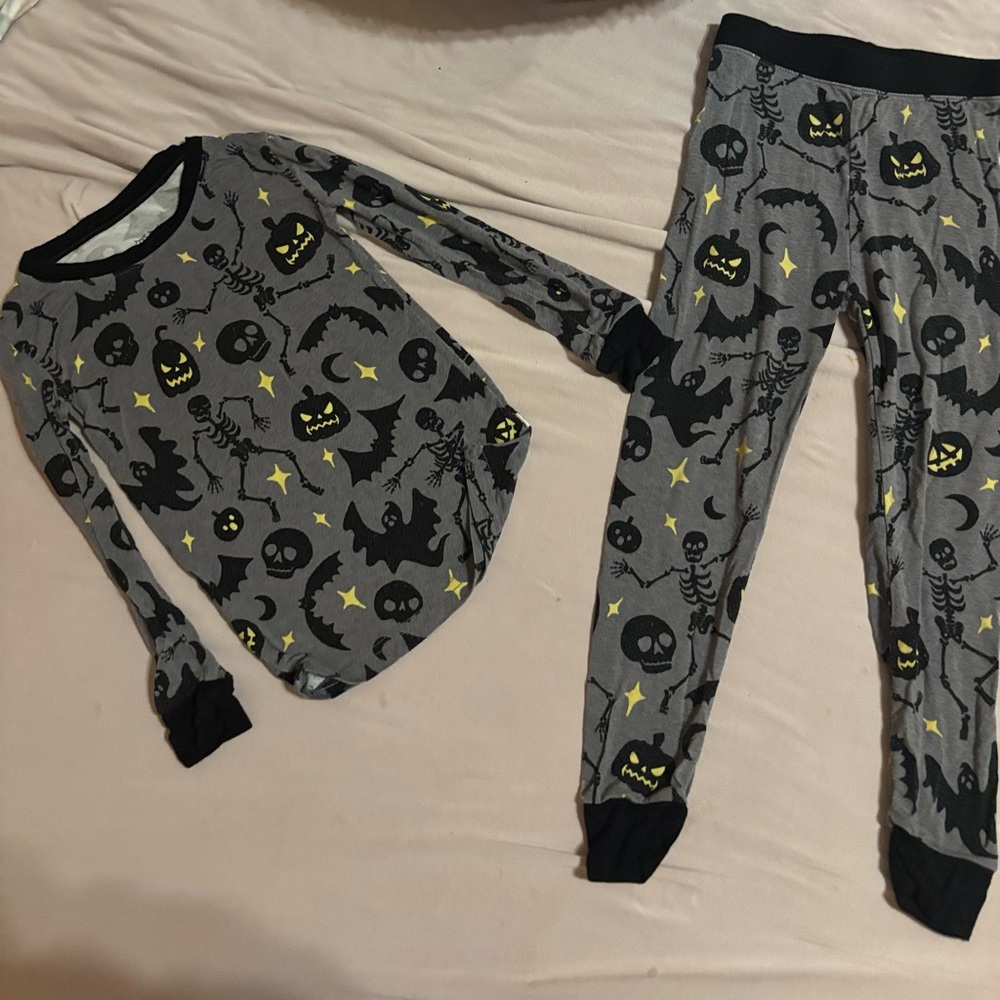 💀Little Sleepies Halloween Skeleton Pajama Set